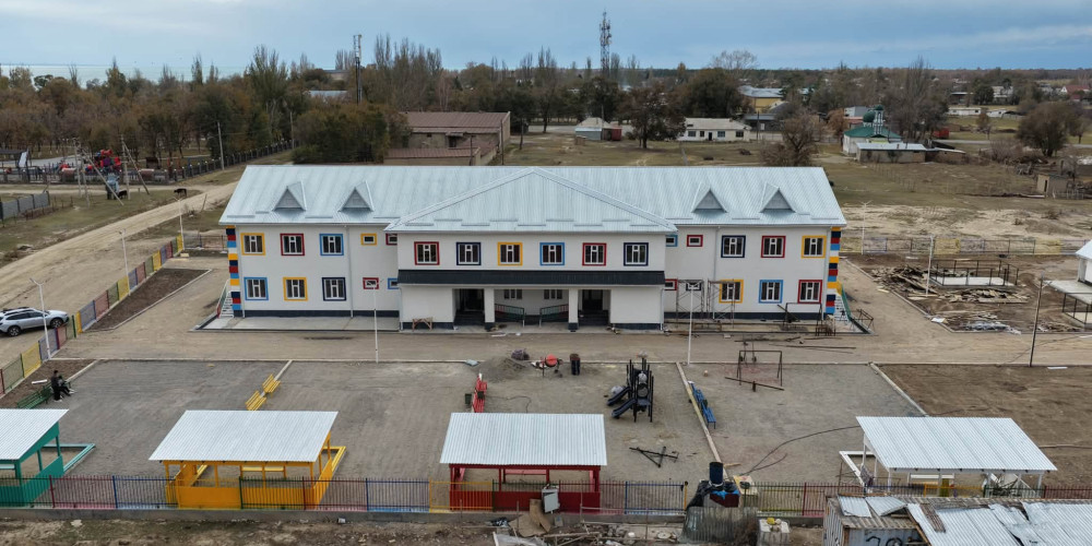 Тоң районунда 100 орундуу балдар бакчасы курулду
