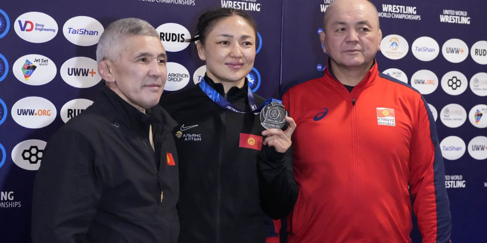Мээрим Жуманазарова дүйнө чемпионатында күмүш медаль жеңди