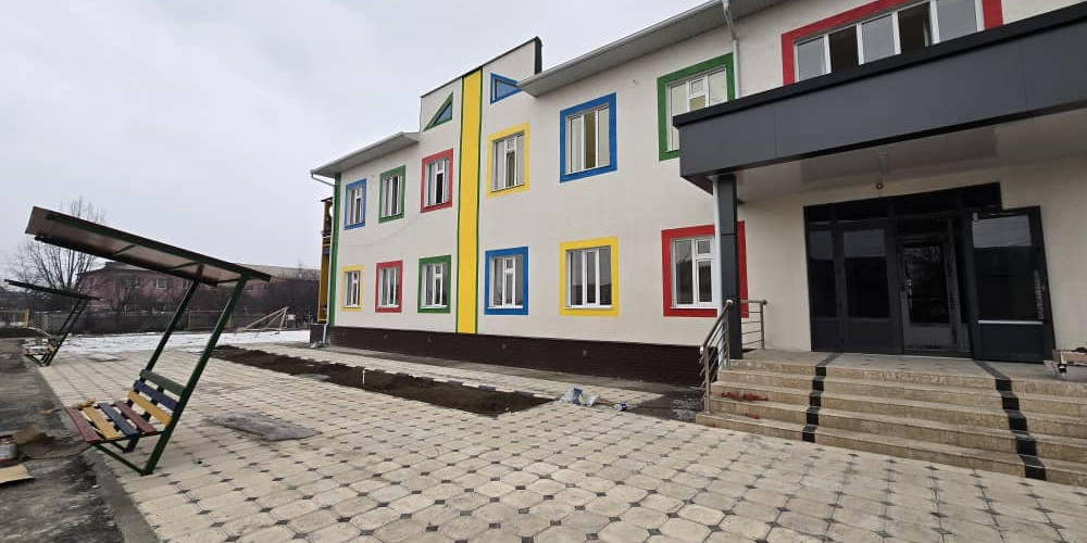 Нариман айылында 120 орундуу бала бакчанын курулушу аяктап калды