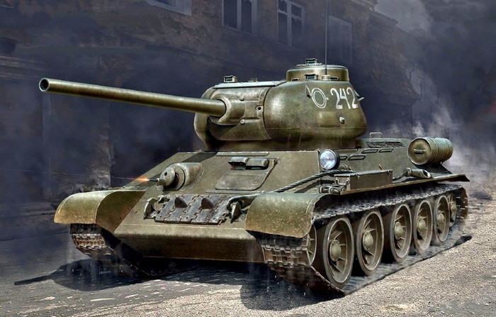 Сегодня 75 лет самому известному танку в мире Т-34-85