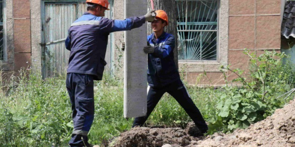 Ак-Суу районунда 200дөн ашык  темир бетон мамылар орнотулат