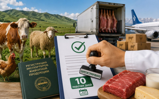 В Кыргызстане регистрацию экспортеров животной продукции хотят сократить до 10 дней