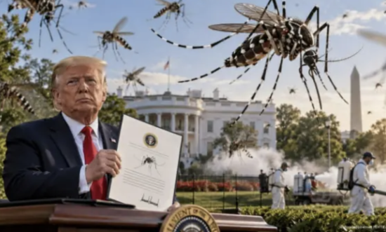 Трамп поручил сократить число комаров в Вашингтоне на 90%, клещей – на 50%