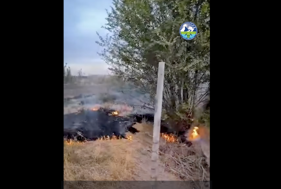 В Новопокровке предприятие оштрафовали на 23 тыс. сомов за сжигание отходов