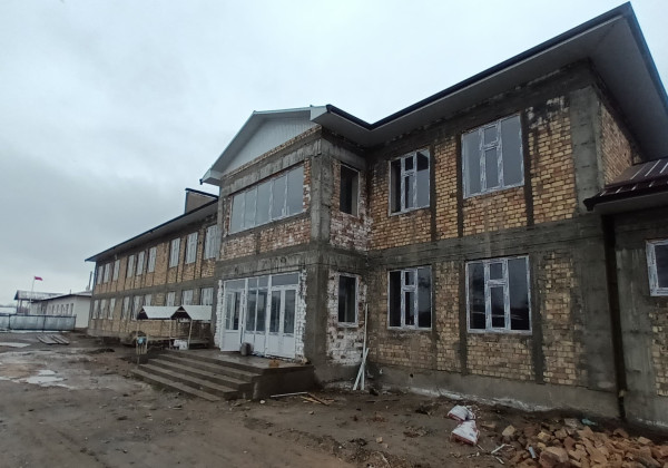 Прогресс айылында жаңы мектептин курулушу уланууда