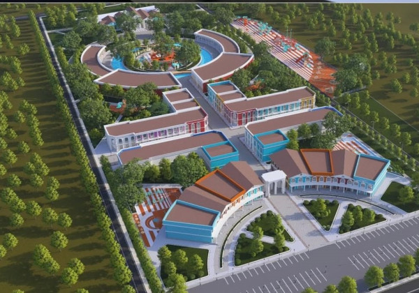 Таласта жаңы соода жана оюн-зоок борборунун курулушу башталды