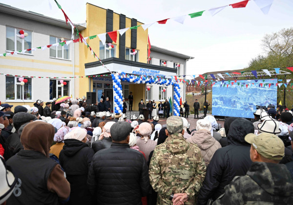 Алайку аймагында 225 орунга ылайыкташкан мектеп ачылды
