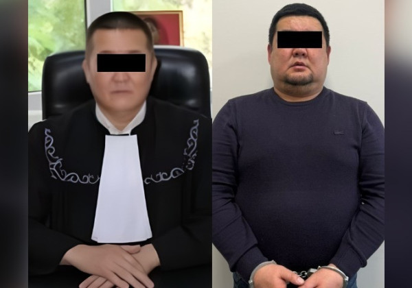 В Чуйской области задержаны судья и секретарь суда: взятки – 85 тыс. сомов и 26 тыс. долларов