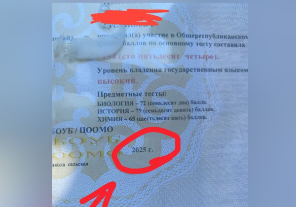 Миннауки: сертификаты ОРТ с ошибочным 2025 годом обязаны принять в вузах