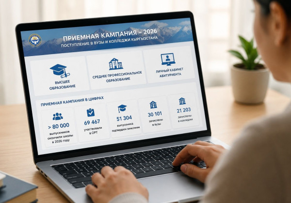 Кыргызстанда ЖРТнын жыйынтыгы менен канча бүтүрүүчү жогорку жана кесиптик окуу жайларына өткөнү белгилүү болду