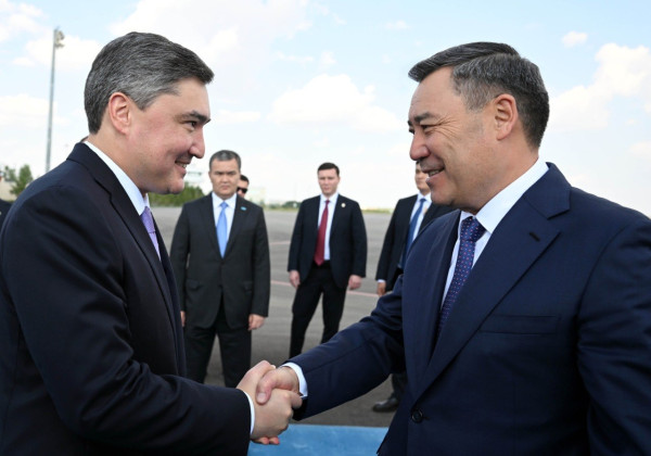 Президент Садыр Жапаров Астана шаарына барды