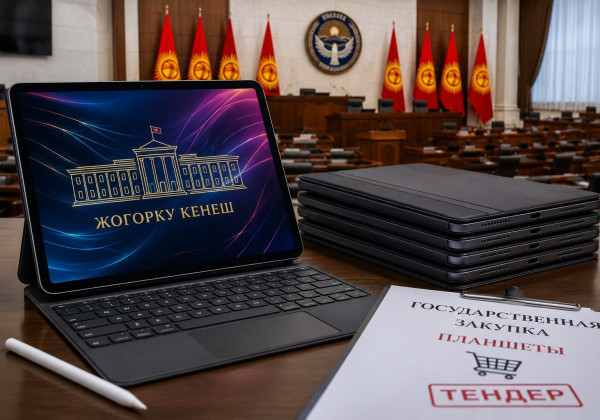 Жогорку Кенеш намерен закупить 30 планшетов почти за 5 млн сомов: объявлен повторный тендер