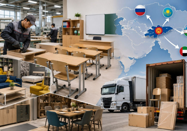 Кыргызстанда билим берүү мекемелери үчүн эмеректер жогорку экспорттук потенциалга ээ