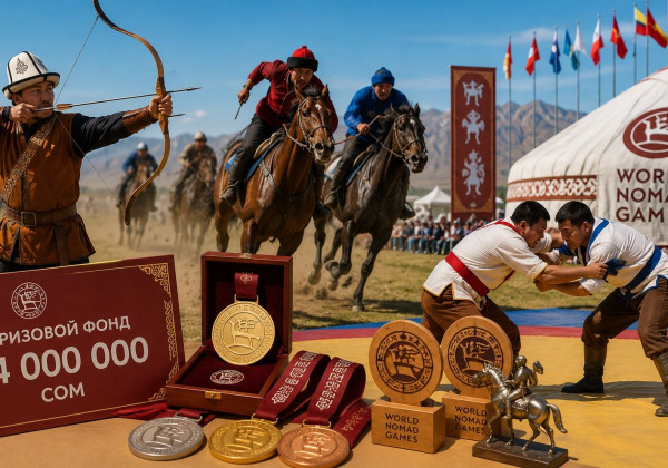 VI Дүйнөлүк көчмөндөр оюндарынын жалпы байге фонду 64 млн сомду түзөт