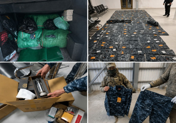 “Нарын” бажысы жалпы салмагы 460 кг жакын декларацияланбаган товарды аныктады