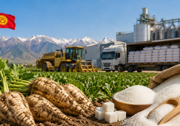 2026-жылы Кыргызстандан 9 357,3 тонна кант экспорттолду