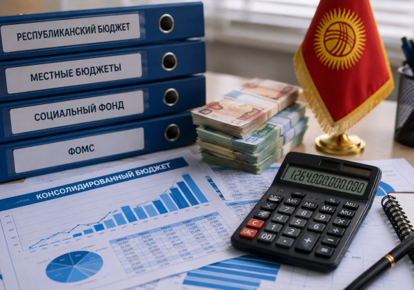 Консолидированный бюджет Кыргызстана в 2026 году может достичь 1,264 трлн сомов