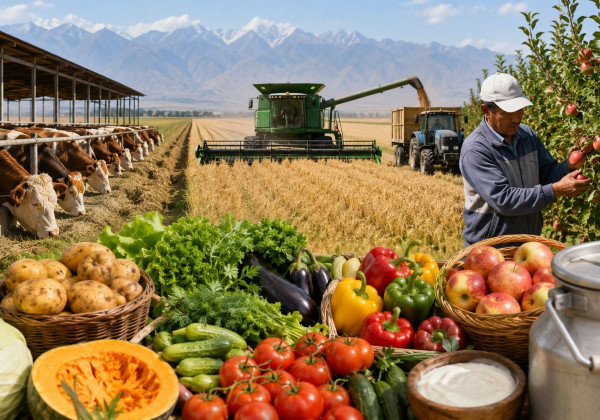 Чуйская область дает более четверти сельхозпродукции Кыргызстана