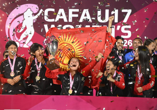 Женская сборная Кыргызстана U-17 впервые выиграла золото чемпионата CAFA