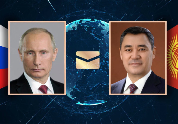 Садыр Жапаров поздравил Владимира Путина с успешным проведением выборов в Госдуму России