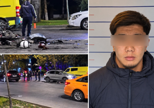 В Бишкеке Lexus сбил 16-летнего скутериста и протащил его несколько метров – подросток погиб