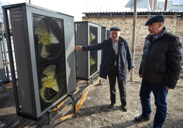 Бишкектеги көмүр менен иштеген отказандар жылуулук насосторуна өткөрүлүүдө